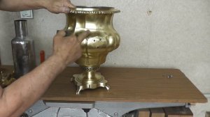 ШЛИФОВКА И ПОЛИРОВКА САМОВАРА.