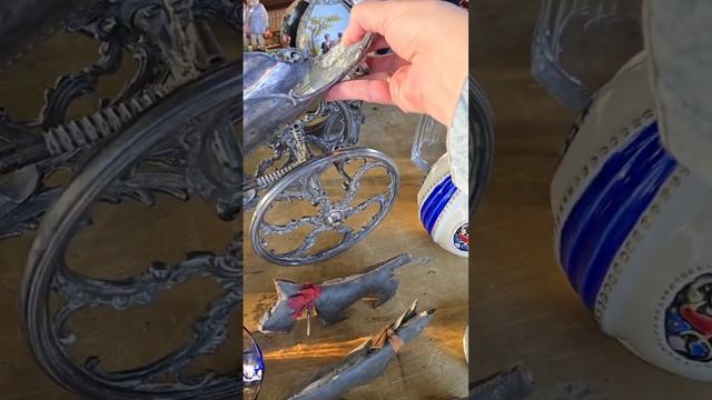 Но, ЗАРАЗ@ очень красивый стол... #винтаж #германия #обзо смотреть онлайн