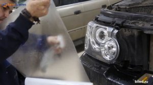 Land Rover Range Rover   Установка ксеноновых линз Hella 3R, брониро?