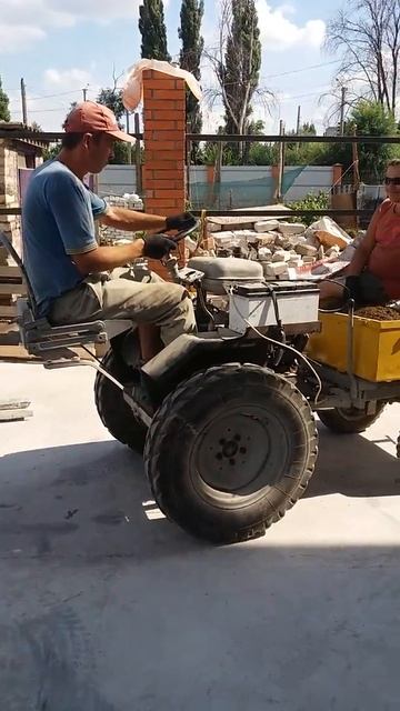 минитрактор самосвал 12л/с(думпер)Ausa-05 смотреть онлайн