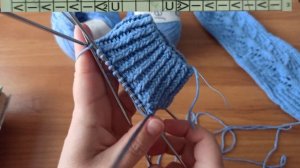 Узор „ Листочки ” | Летние носки спицами