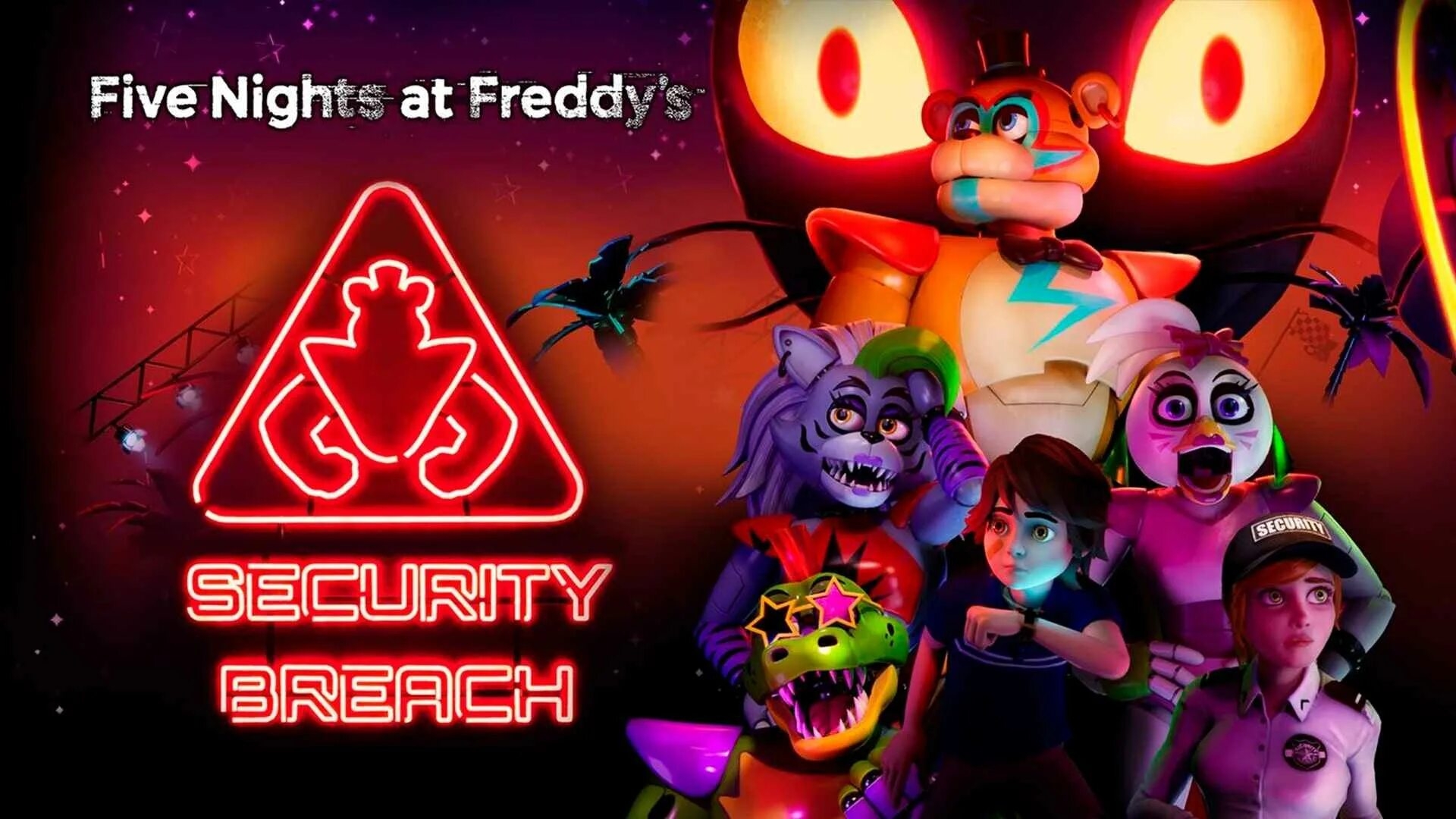 главная заставка FNAF 9 нарушение безопасности в формате М4 ПЛЕЕР в качестве 4к