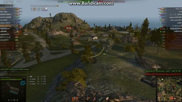 Bochok_JuZnI_Ua и sOulrange (взвод Т-43 и FCM 50t) смотреть онлайн