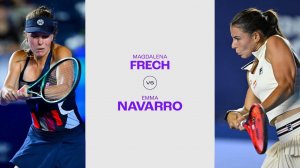 22.08.2024. Магдалена Френх - Эмма Наварро. WTA Monterrey. Magdalena Fręch - Emma Navarro