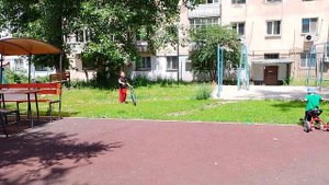 Сафия учиться кататься на велосипеде июнь 2024 г. Талгар