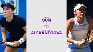 23.08.2024. Лулу Сан - Екатерина Александрова. WTA Monterrey. Lulu Sun - Ekaterina Alexandrova