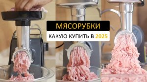 Как выбрать мясорубку в 2025 году