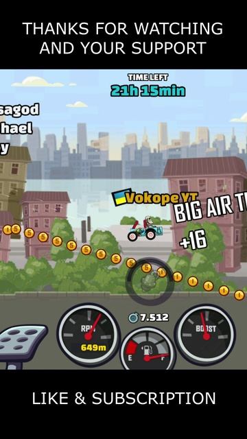 🎧 Is BUS A Top Today? 🎧 (DontRideTheCityBus) - Hill Climb Racing 2 #shorts #hcr2