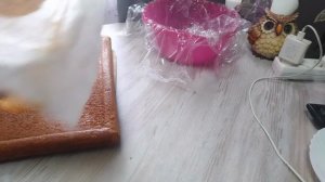 К домашнему чаепитию готовлю тортик 😋