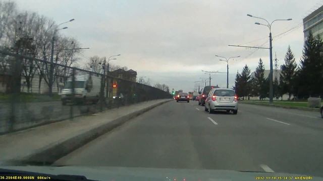 Тестовое видео с регистратора AKENORI DRIVE CAM 1080 PRO смотреть онлайн