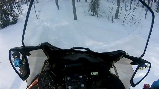 С горы только 12 км в час смог Аодес 1000 SWT .2 часть .