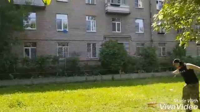 Разработка нового трюка. Рубка двух одновременно кинутых бутылок. Прикольные ощущения✌😂 смотреть онлайн