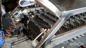 самодельный снегоход рычаг реверса (редуктора)