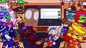 |🎩|ФНАФ 9 РЕАГИРУЮТ НА |⚡| Куплинов Против Glamурных Медведей Новогодний Special Animation |🌟|