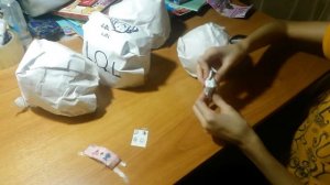 Распаковка самодельного шарика LOL поделку