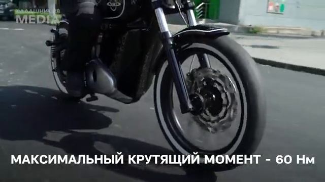 Электрический мотоцикл ИЖ-49 в ретро-стилистике смотреть онлайн