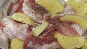 Говядина с картошкой в фольге