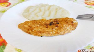 Куриные отбивные маринованные в сметане с горчицей