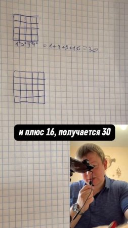 Лайфхак. Как быстро посчитать количество квадратов в квадрате
