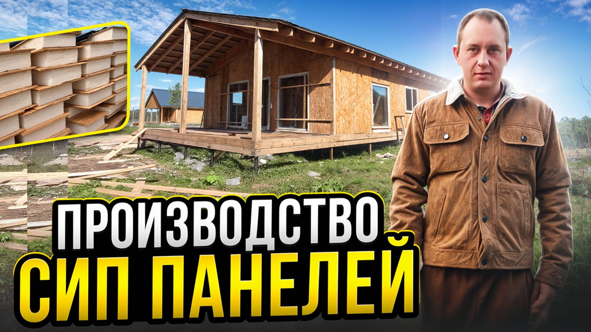 Производство СИП панелей / Модульдом54