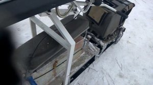 Второй лыжный модуль но уже с одной лыжей.