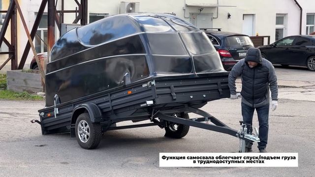 Обзор прицепа МЗСА 817717.022 РАПТОР/Прицепы СКИФ смотреть онлайн