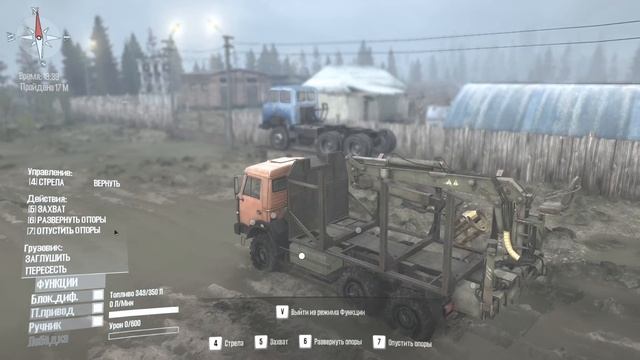 Spintires MudRunner КАРТА МЕДВЕЖИЙ ПЕРЕВАЛ # 4