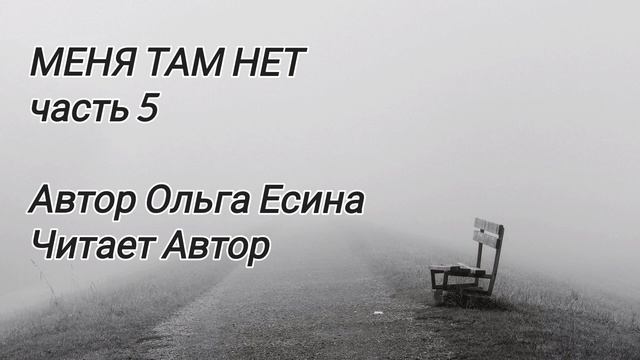 МЕНЯ ТАМ НЕТ часть 5. Автор Ольга Есина. Читает Автор. смотреть онлайн