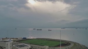 Бухта Фёдорова и стадион МГУ им. адм. Г.И. Невельского в г. Владивосток__19 мая 2025 .