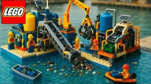 Фабрика Lego Завод по переработке океанских отходов! 🌊 Конструктор лего,  сборка лего, обзор лего