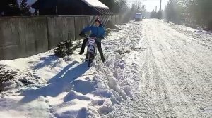 JHL Z140E Pro - Первый выезд на новом мотике