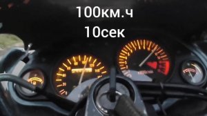 Kawasaki zzr 400-2 разгон до 160