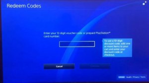 Redeem Codes PS4 Ваучер