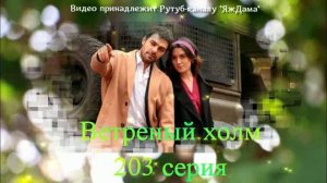Обзор турецкого сериала "Ветреный холм" 203 серия