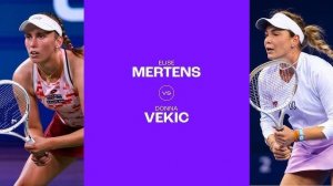 07.10.2024. Элизе Мертенс - Донна Векич. WTA Wuhan. Elise Mertens - Donna Vekic