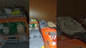 Показываю старые машины из пластилина которым по 2+ го?