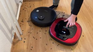 Кто уберёт семечки? Робот-пылесос Дядя Ваня Deebot против