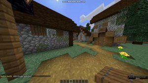 продлеваю деревню на сервере в майнкрафте) (первое длинное видео чтоооооооо)