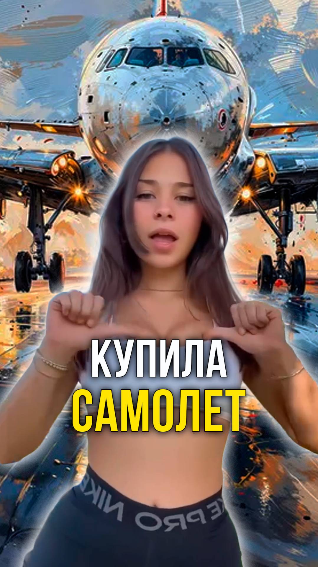 Купила самолет