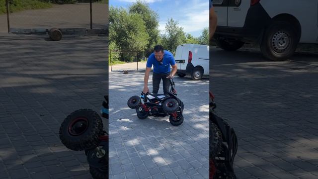 ✔️ Дитячий бензиновий квадроцикл XTR на 50 кубів смотреть онлайн