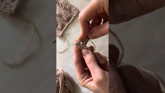 АЖУРНЫЙ узор спицами | Простой и эффектный ажур | Идеал