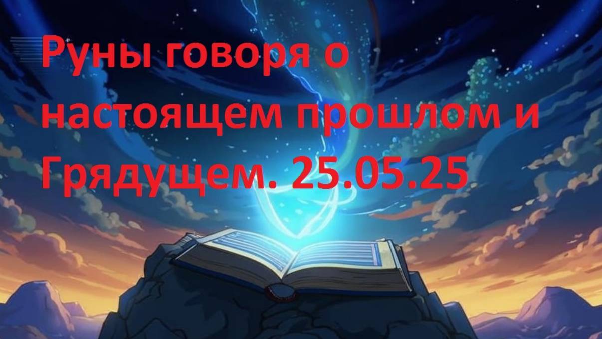 Руны говорят о настоящем прошлом и грядущем (250525)