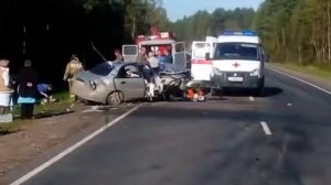 Лобовое столкновение на трассе М9 Балтия. Трое пострад