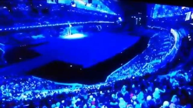 Медведев уснул в прямом эфире на открытии олимпийских игр в Сочи 2014 года