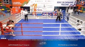 86 финал 48 кг ЦАРЕГОРОДЦЕВ Игорь Р. Татарстан ПЕСТРЯКОВ Эрчим САХА-Якутия