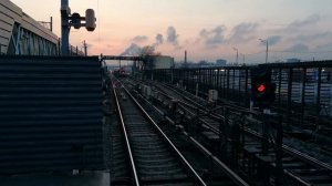 Час пик в метро Выхино, начиная с автобусной остановки