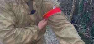Накладывание турникета под огнем противника