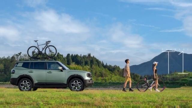 Необычный салон и запас хода в 1400 км: новый кроссовер Je смотреть онлайн