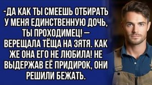 Да как ты смеешь отбирать у меня единственную дочь, ты проходимец! – верещала тёща на зятя.