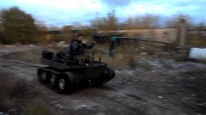 Самодельный Гусеничный Вездеход с мотором от оки.